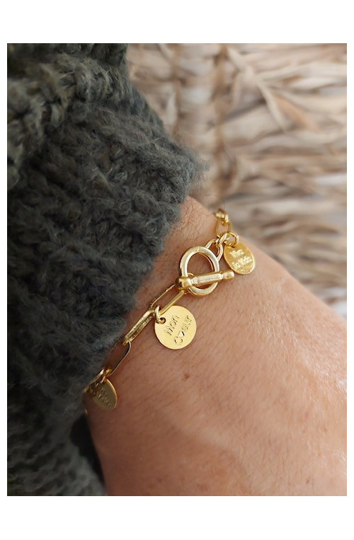 Mini pampille "mon coeur" diamètre 9 mm finition:Argent 10 microns