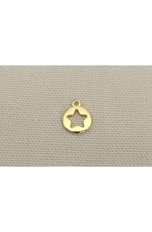 Disque etoile vintage baby finition:Argent 10 microns