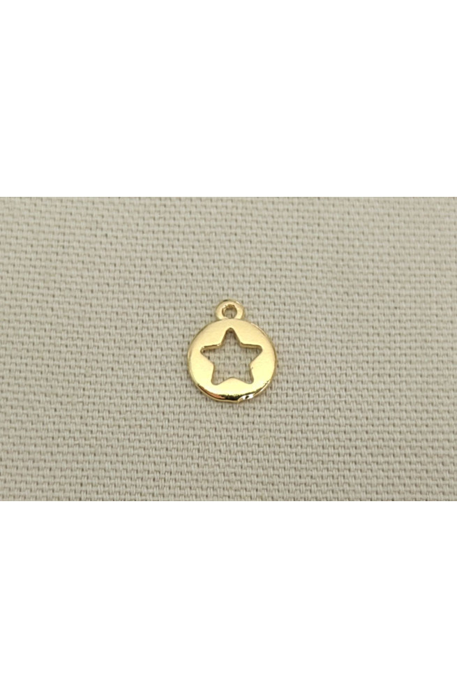 Disque etoile vintage baby finition:Argent 10 microns