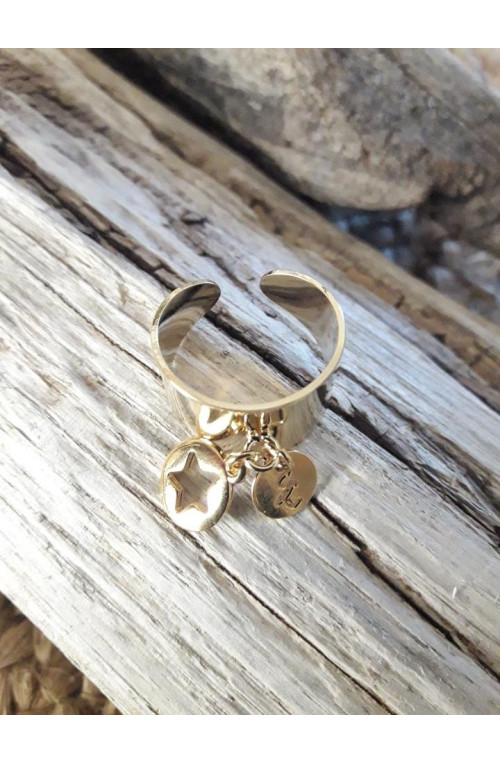 Disque etoile vintage baby finition:Argent 10 microns