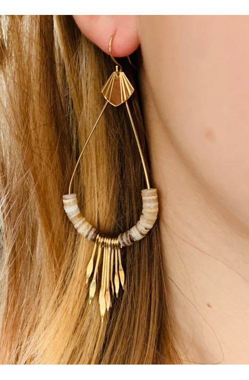 Pompon laiton xl finition:Dore or fin 24 carats