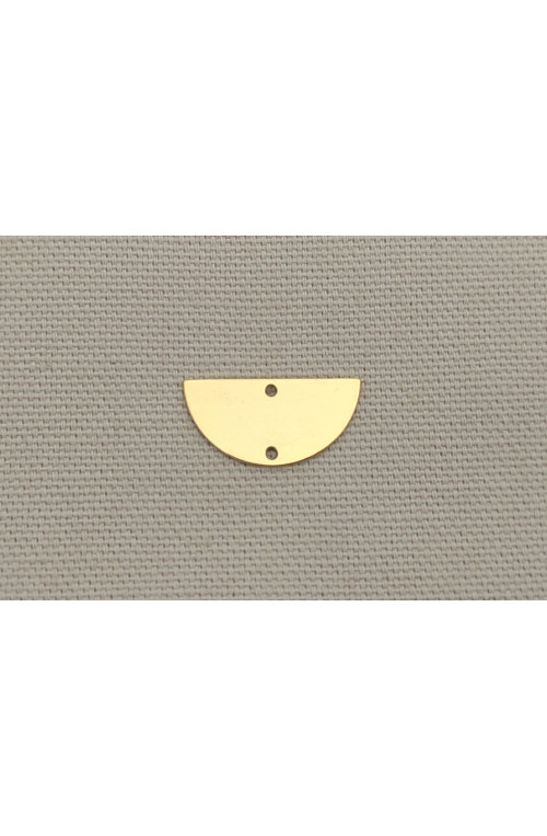 Demie-lune 2 percages finition:Dore or fin 24 carats