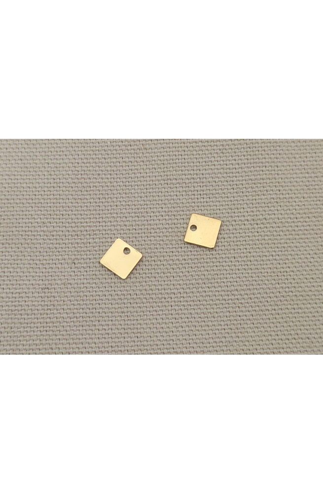 Carré baby finition:Dore or fin 24 carats