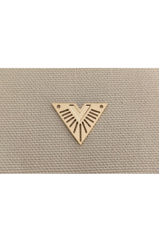 Pendentif chevron vega finition:Dore or fin 24 carats