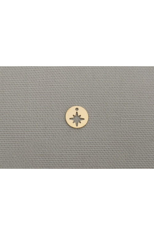 Disque rose des vents finition:Dore or fin 24 carats