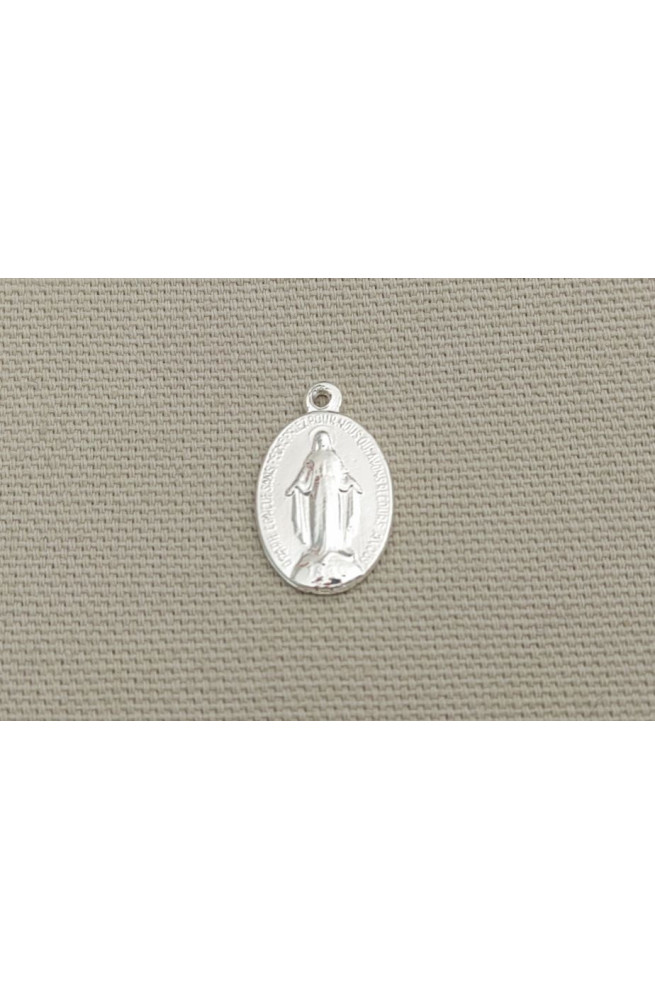 Breloque vierge miraculeuse doree finition:Argent 10 microns