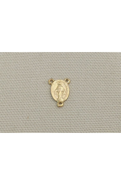 Chapelet mini vierge finition:Dore or fin 24 carats