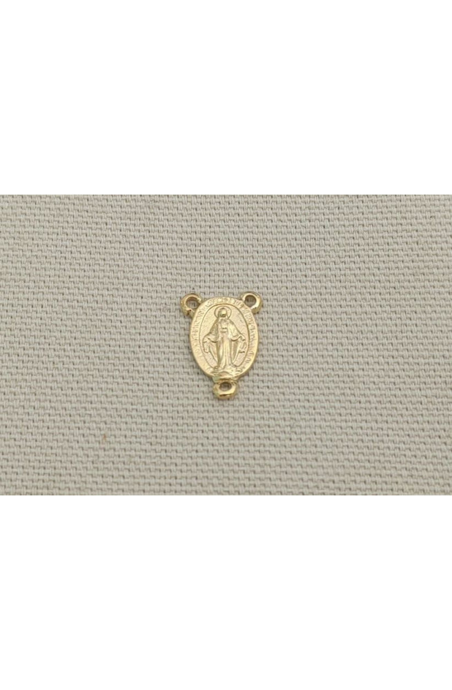 Chapelet mini vierge finition:Dore or fin 24 carats