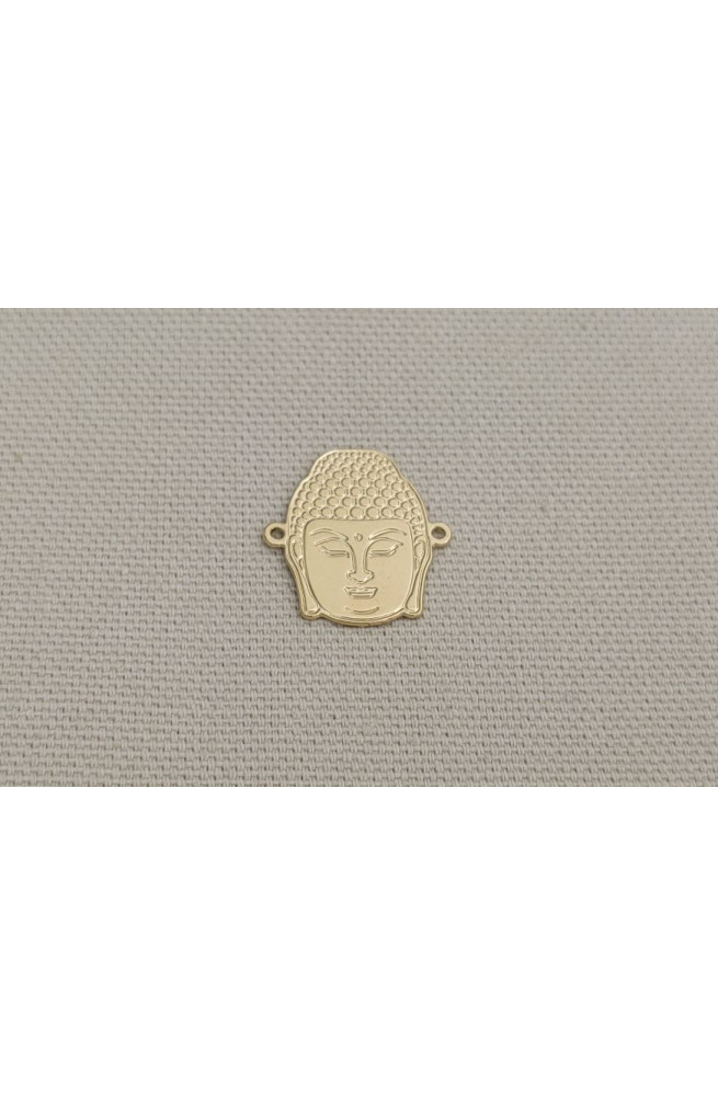 Connecteur bouddha lumière finition:Dore or fin 24 carats