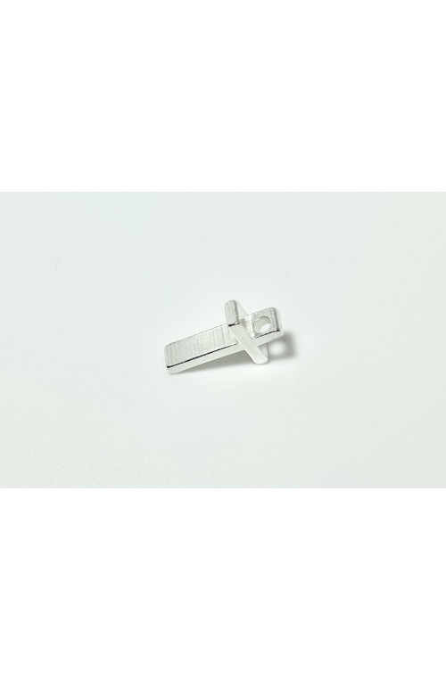 Perles croix dorées 12.9x8.2mm finition:Argent 10 microns