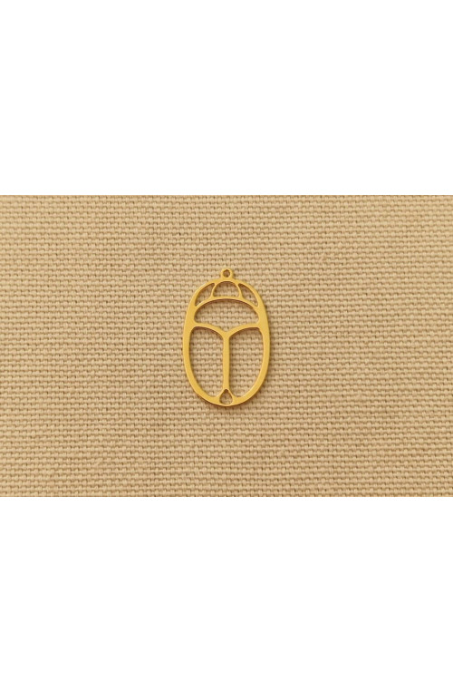 Scarabée finition:Dore or fin 24 carats