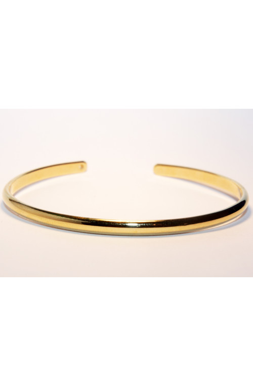 Demi-jonc couture 3 mm finition:Dore or fin 24 carats