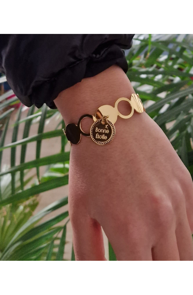 Jonc anneau kate finition:Dore or fin 24 carats