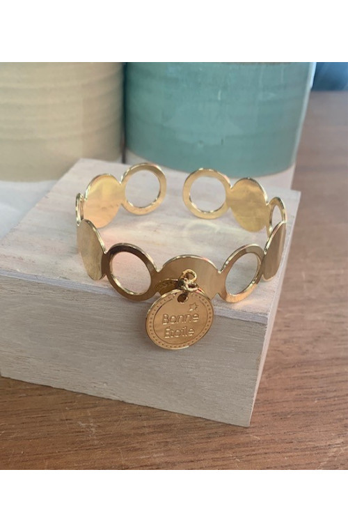 Jonc anneau kate finition:Dore or fin 24 carats