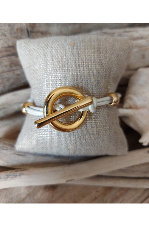 Fermoir t grand modele finition:Dore or fin 24 carats