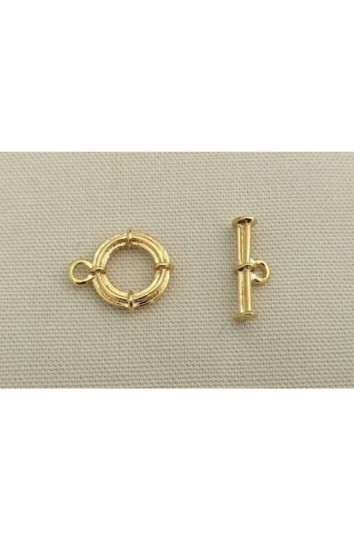 Fermoir t baton finition:Doré or fin 24 carats cataphorèse 