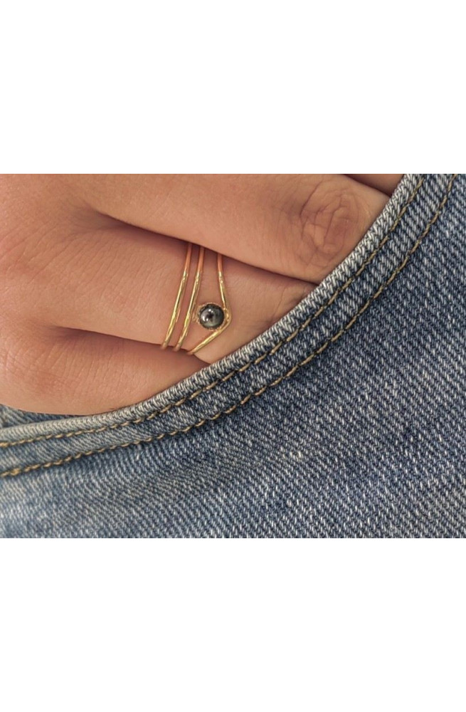 Bague nina finition:Dore or fin 24 carats