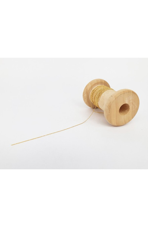 Chaine extra-fine 0,5 mm finition:Dore or fin 24 carats