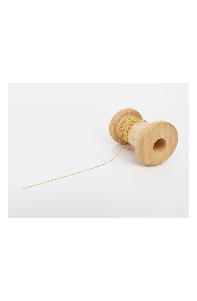 Chaine extra-fine 0,5 mm finition:Dore or fin 24 carats