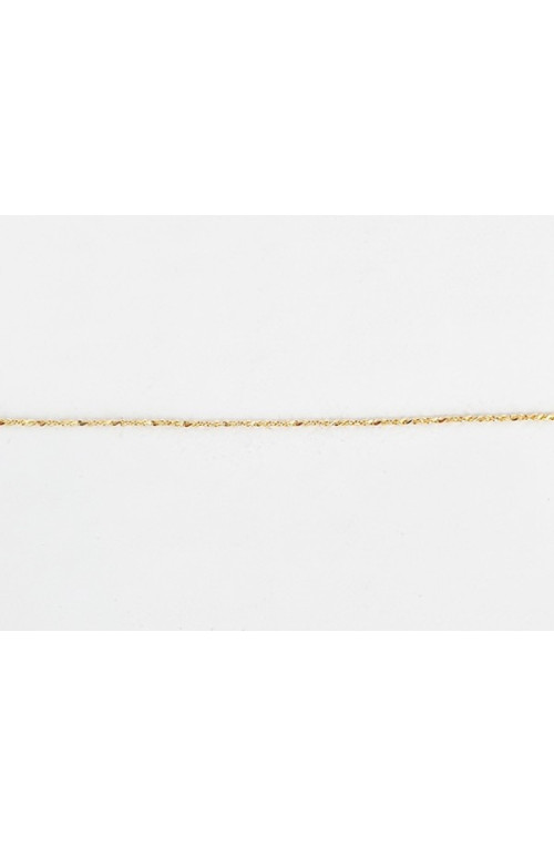 Chaine extra-fine 0,5 mm finition:Dore or fin 24 carats