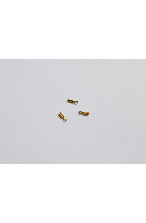 Embout pour chaine xs finition:Dore or fin 24 carats