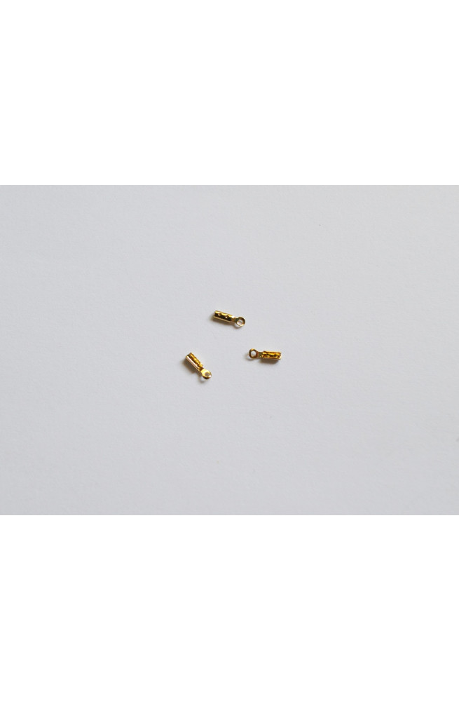 Embout pour chaine xs finition:Dore or fin 24 carats