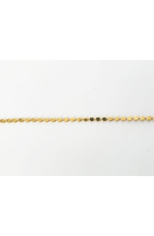 Chaîne confettis finition:Doré or fin 24 carats cataphorèse 