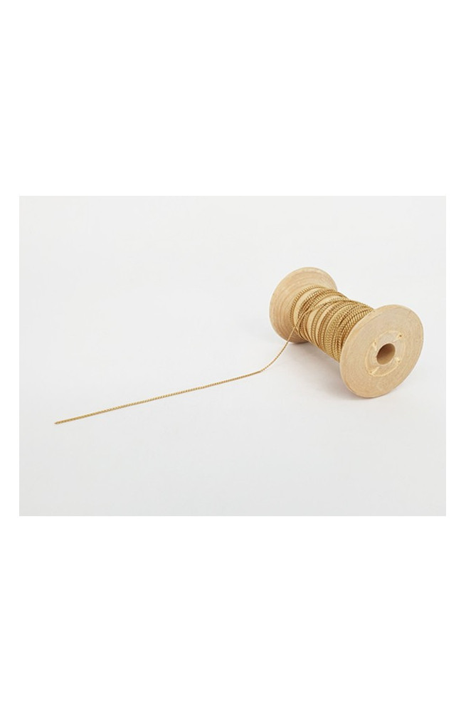 Chaîne serpentine finition:Doré or fin 24 carats cataphorèse 