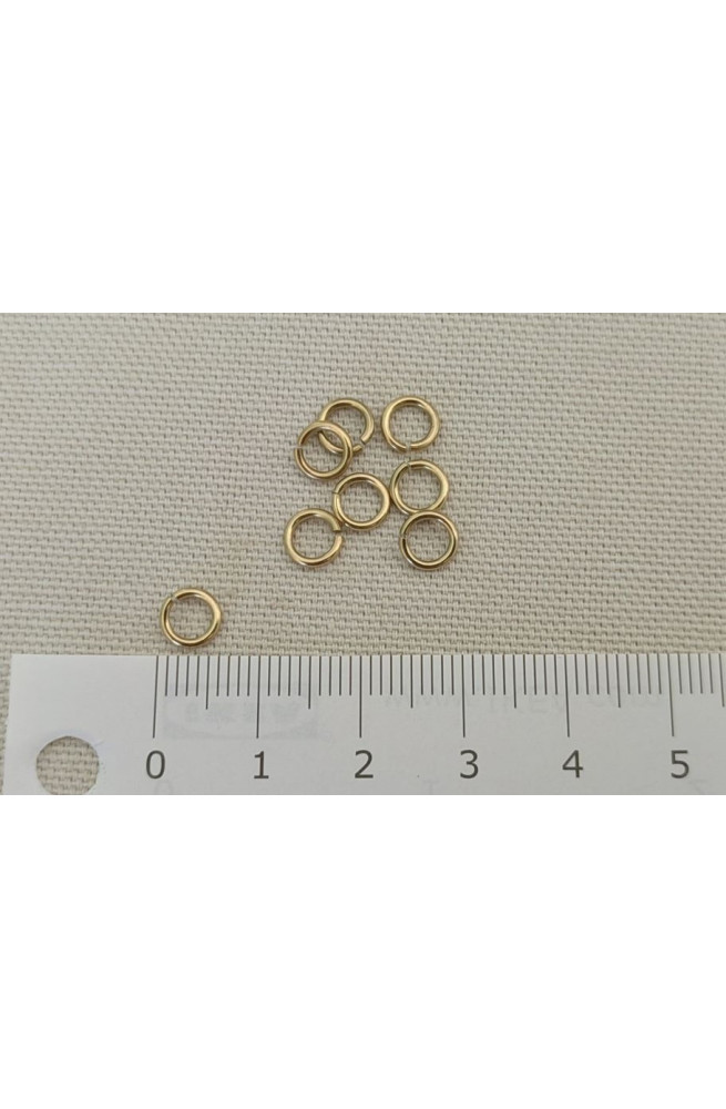 Anneau de montage 10/6 finition:Doré or fin 24 carats cataphorèse 