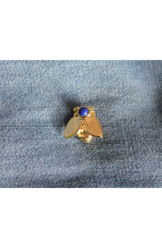 Pin's abeille finition:Dore or fin 24 carats