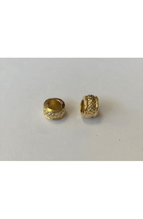 Perle n°17 perchlo finition:Doré or fin 24 carats cataphorèse 