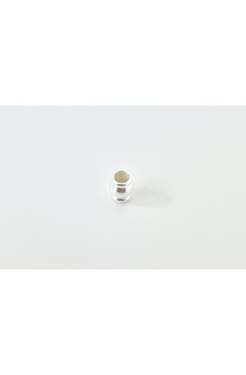 Perle tonneau dorée finition:Argent 10 microns