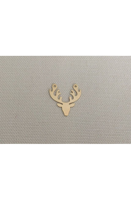 Renne de noel 60% finition:Dore or fin 24 carats