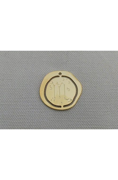Pendentif astre constellation 50% finition:Dore or fin 24 carats