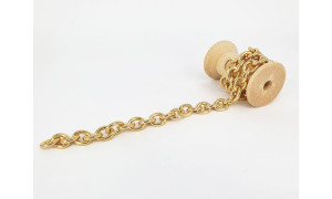 Chaine maille anglaise - Médaille Précieuse
